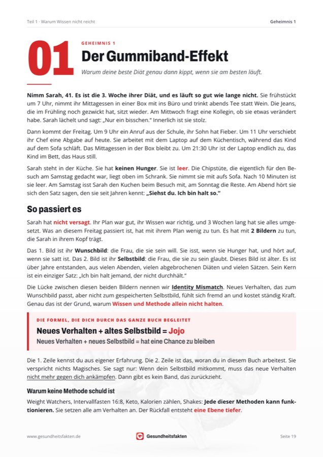 Buchseite: Der Gummiband-Effekt